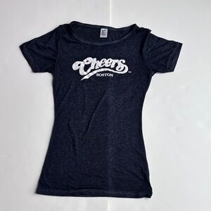 Cheers Bar Boston Women's Navy Top sz XS